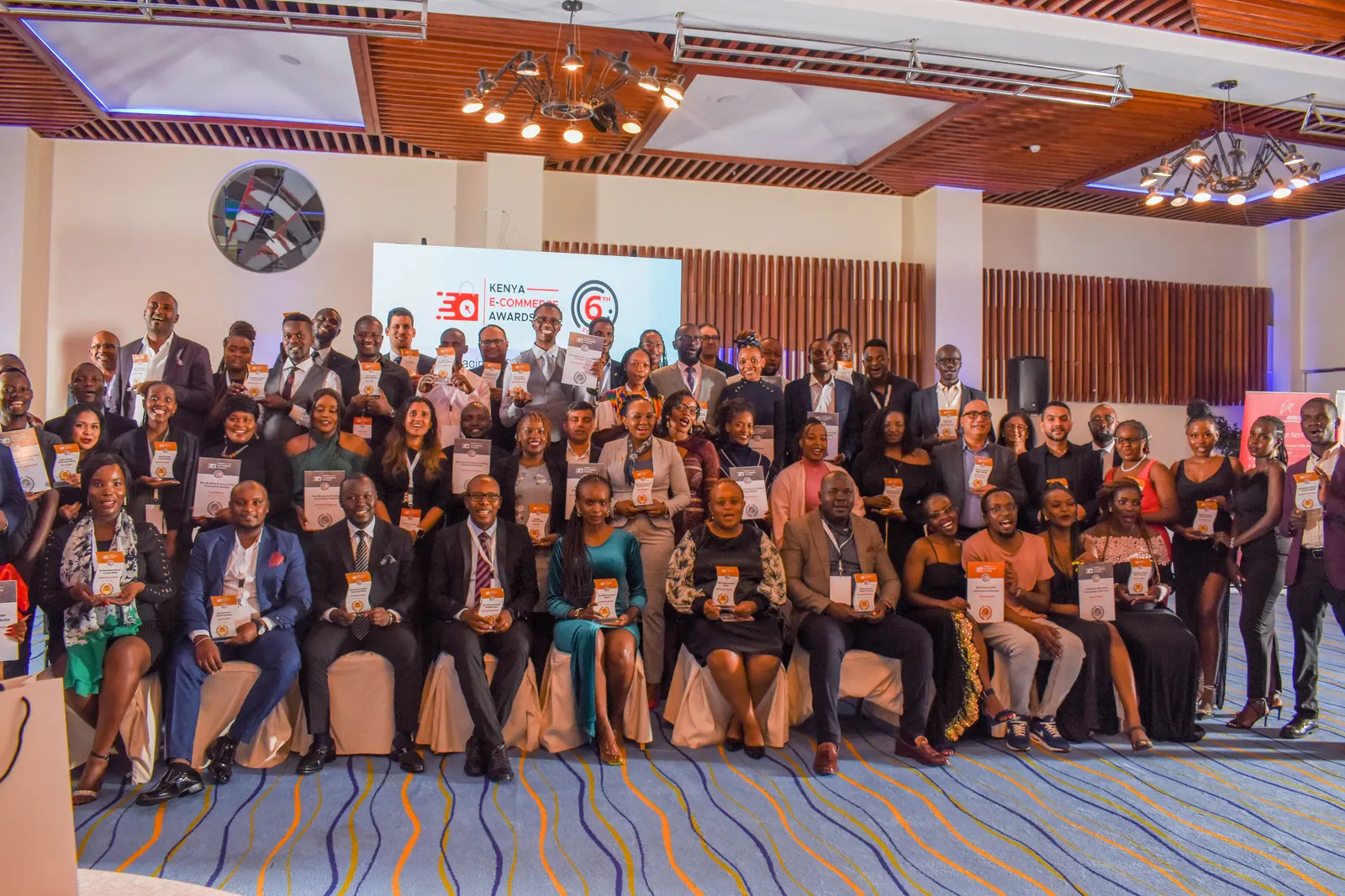 Ken Designers award celebration at the Kenya Ecommerce Awards ceremony